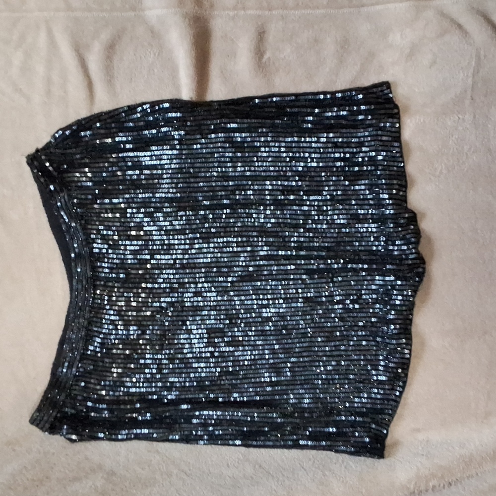 Sequin skirt.  INC. Size 12. Black.